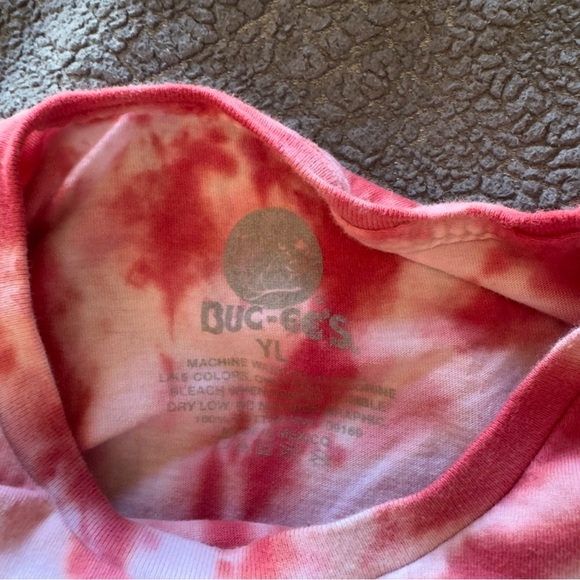 BUC-EE’S Beavers Kids Red Tie-Dye Baseball T-Shirt, youth Large YL 14/16​ - Picture 5 of 7